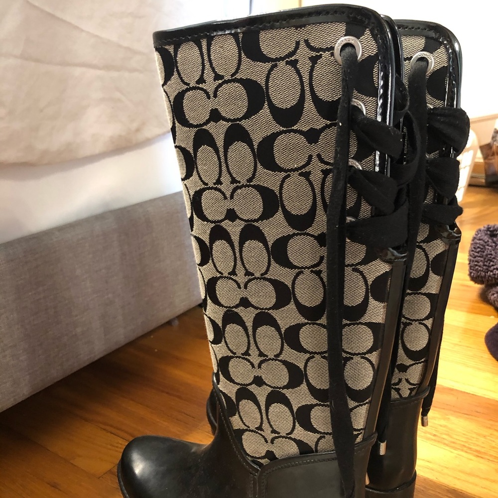 COACH rain boots